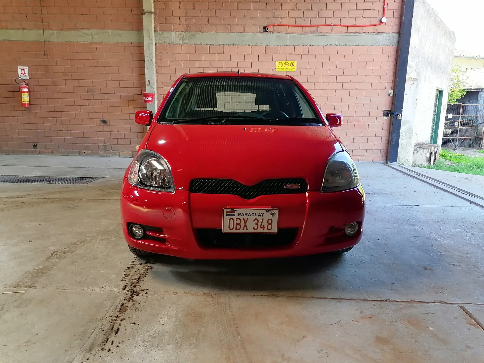 Toyota Vitz RS después de la reparación en CeroKm